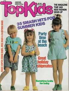 TopKids Magazine No 5 Children Toddler Sewing Patterns summer with All Sheets