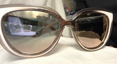 GAFAS DE SOL JIMMY CHOO CINDY/S-01RX-57 TRANSPARENTES GRIS PALOMA/0J LENTES ORO ROSA Foto 1 de 4