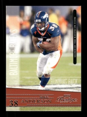 2006 Playoff Prestige Mike Anderson #48 - Image 1 of 2