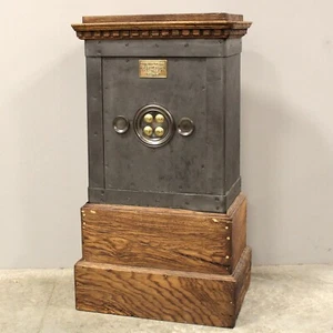 Ancien Coffre-fort SAFE STRONGBOX TRESOR CAJA CASSAFORTE - Imagen 1 de 13