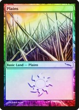 Plains (290) FOIL Mirrodin HEAVILY PLD Basic Land MAGIC GATHERING CARD ABUGames