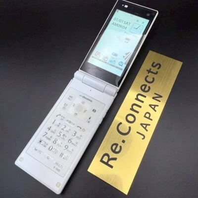 Teléfono abatible Docomo Fujitsu F-06D serie estilo blanco keitai SIM GRATIS DE JAPÓN Foto 1 de 4