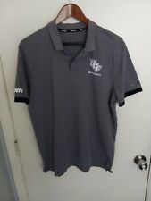 NIKE UCF Knights Basketball DriFit Golf ⛳ Polo Shirt Gray Logo Men’s Large