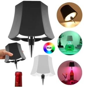 LED Flaschenaufsatz Tisch-Lampe Flaschen-Leuchte Deko-Licht Dimmbar/RGB Touch - Bild 1 von 66