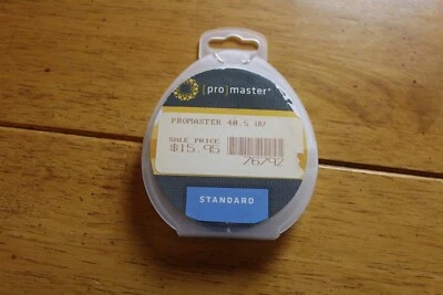Promaster 40.5mm Standard UV Filter #1764 Photo Enhancer Glass Lens [3 i1-A] - Image 1 of 4