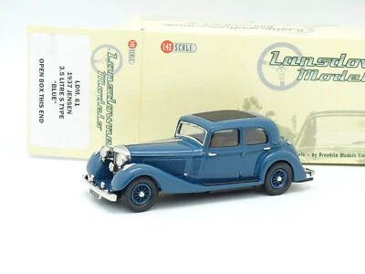 Lansdowne Models 1/43 - JENSEN 3.5L S Tipo 1937 Blu LDM61 - Immagine 1 di 2