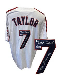 TOM BERENGER SIGNED MAJOR LEAGUE CLEVELAND JERSEY AUTOGRAPH BECKETT BAS COA - Picture 1 of 1