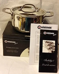 Nuevo horno holandés Cuisinox Elite 3 capas 3 cuartos cubierto ~ envío gratuito - Imagen 1 de 3