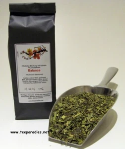 (39,00 €/kg)  Kräutertee Balance 100 g. mit japanischem Matcha ♥ - Bild 1 von 1