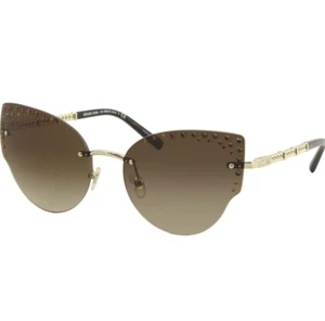 Nuevas con etiquetas Gafas de sol Michael Kors Cristal Marrón Oro Gato Ojo St. Anton MK 1058B + Estuche - Imagen 1 de 7