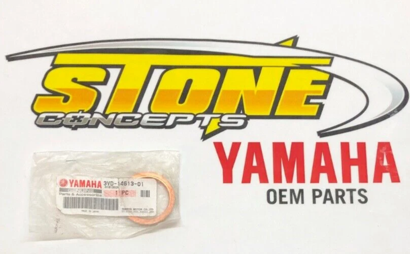 Yamaha Exhaust Head Pipe Gasket YFZ 450 450R 450X YZ 450F 450 F WR 400F 426F - Image 1 of 1