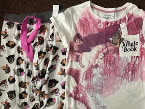 Primark El Libro de la Selva Damas Pijama Set Reino Unido 6-8 Nuevo con Etiquetas - Imagen 1 de 9