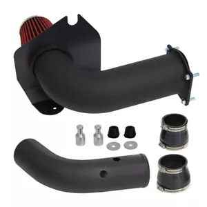 Cold Air Intake Rennsystem + Filtern Für 1994-1998 Ford Mustang 3.8L V6 Schwarz - Picture 1 of 9