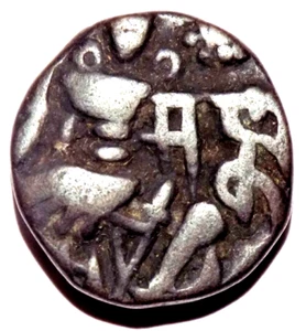 934-935 - HUNNIC DYNASTIES OF KASHMIR PARTHVARMA 1 STATER COIN- 6.10 GRAM # 1 - Picture 1 of 5