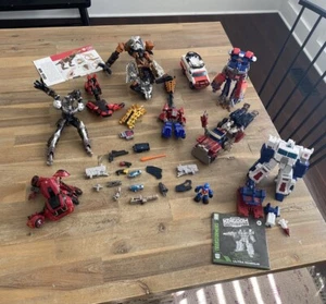 Transformers Figure Lot Ultra Magnus Kingdom Grimlock Optimus Prime Weapons ++ - Picture 1 of 18