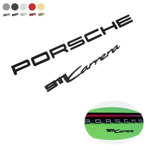 2 pezzi per Porsche 911 Carrera lettera distintivo portellone emblema coperchio ponte 2020+ - Foto 1 di 4