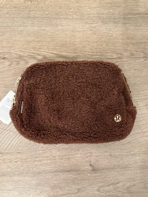 Lululemon Brown Fleece Everywhere Belt Bag 2L With Gold Hardware NEW - Image 1 of 2
