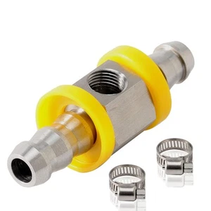Bloqueo de empuje de púas de combustible de 3/8" pulgadas montaje en T puerto de sensor NPT de 1/8-27 para línea de identificación de 9,5 mm - Imagen 1 de 7