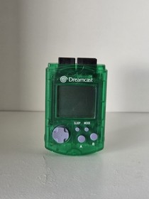 OEM Sega Dreamcast Clear Green VMU (visual memory) Japanese Import US Seller 