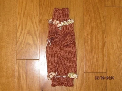 Hand Knit Unisex  Dog Sweater size XXS - Image 1 of 2