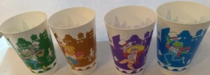 Fritos 1984 The Muppets Take Manhattan Promotional Plastic Cups Set Of 4 Kermit - Picture 1 of 15