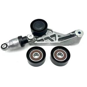 Belt Tensioner & Idler Pulleys Drive Belt Kit for Wrangler 4627038AA 90K-39415 - Picture 1 of 4