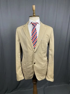 Abrigo deportivo de verano beige Woolrich para hombre chaqueta blazer talla 2XL Foto 1 de 4