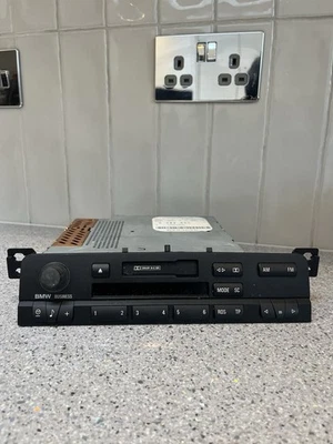  BMW E46 3 SERIES RADIO CASSETTE PLAYER HEAD UNIT BUSINESS ROUNDPIN 6902659 - Image 1 of 3