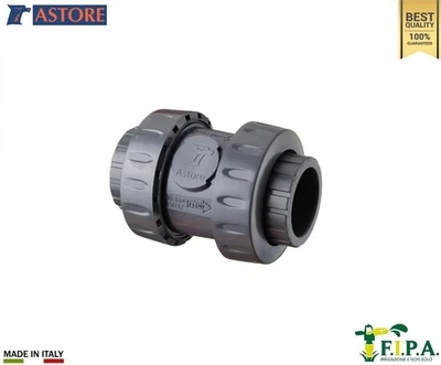 ASTORE Valvola di non ritorno a sfera in PVC a molla e pistone 1" - 1"1/4 - 1"1/2 - 2"