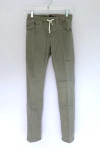 GAP Denim Stretch Slim Leg Olive Green Khaki Pull-on Pants Boy's XL (Fits 12-13) - Picture 1 of 6