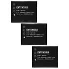 3 Batteries pour Casio Exilim EX-ZR300 EX-ZR200WE EX-ZR300GD EX-ZR300RD 1800mAh