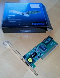 Scheda LAN PCI 10/100 Eternet - Realtek 8139D 10/100Mbps - con scatola originale - Foto 1 di 2