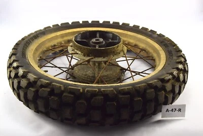 Yamaha XT 600 43F año 1984 - llanta trasera trasera trasera A47R Foto 1 de 3