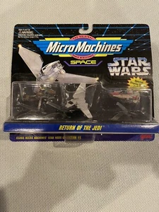 Star Wars Micro Maschinen ROTJ Set: A-Wing/Tyderium/Speeder Bike Vintage 1994 - Bild 1 von 2