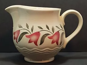 Vintage Tulpen Getränke Wasserkrug VEB Steingutwerk Annaburg Keramik 2074 - Bild 1 von 11