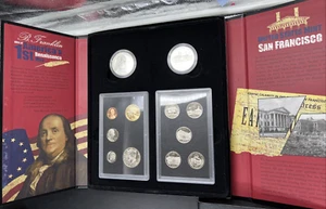 2006 US Mint Legacy Collection 12 Coin NICE Set w/ 2 90% Silver $1 Coins Box COA - Picture 1 of 15