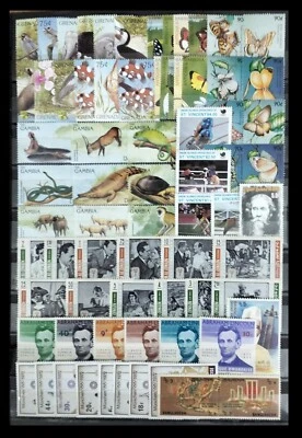 WORLDWIDE STAMPS MIX THEMATICS LOT 74 SETS AS PER DESCRIPTION !! WHOLE SALE !! - Image 1 of 4
