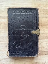 Antique 1866 Small  Holy Bible The New Testament With Clasp