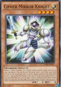 3 X YUGIOH CARDS CIPHER MIRROR KNIGHT INOV-EN011 - Picture 1 of 1