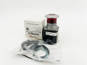 New Allen Bradley 800T-FXP16RA1 Pushbutton Push/Pull 2 POS 30.5MM Red Ser.T - Picture 1 of 5