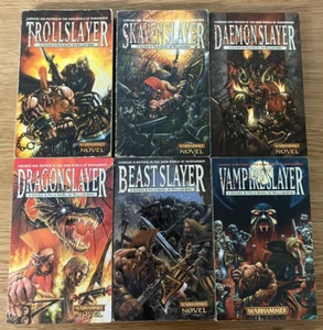 Libros antiguos de novelas de la serie Warhammer Gotrek y Felix 1-6 - Imagen 1 de 6