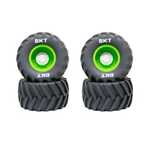 173mm Wheels tires 17mm Hub for 1/8 LOSI USA-1 RC Bigfoot Monster Truck Green - Picture 1 of 6