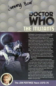 Doctor Who: The Mutants DVD Insert Signed by JEREMY BEAR - Picture 1 of 1