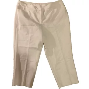 Investments Petites Whits Capris Size 14p - Picture 1 of 5