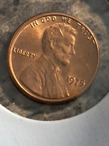 1975 Lincoln Memorial Penny Off-Center Strike Dd Error Coin No Mint Mark Wide Am - Picture 1 of 15