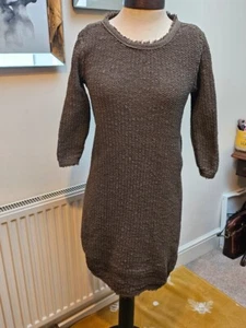 Fisherman Core Khaki Zara Knit Dress M - Picture 1 of 3
