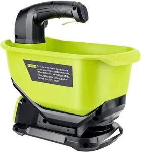 Esparcidor de sal para Ryobi 18V One+ batería esparcidor de semillas fertilizante portátil 3,7 L - Imagen 1 de 10