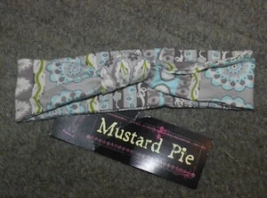 Mustard Pie Headwrap (Seaside Summer Gidget Headwrap) - Size L - NWT - Picture 1 of 1