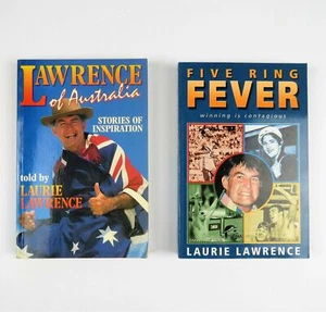 Lawrence of Australia by Laurie Lawrence SIGNED COPY + Five Ring Fever Swimming - Picture 1 of 6