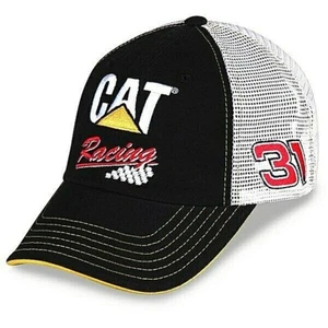 Ryan Newman #31 Caterpillar Sponsor Mesh Trucker Hat - Picture 1 of 2